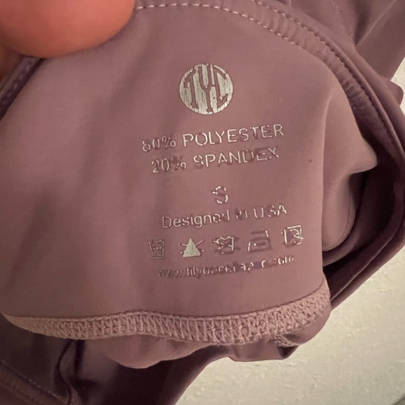 Til You Collapse Lavender Leggings - Picture 3 of 3